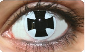 Funky Lens Black Cross