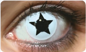 Funky Lens Black Star