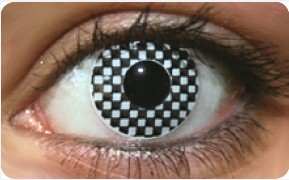 Funky Lens Chequered