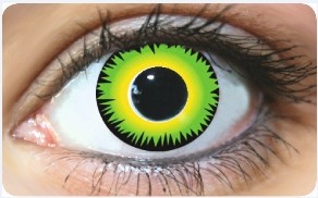 Funky Lens Green Werewolf