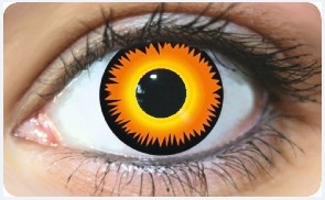 Funky Lens Orange Werewolf